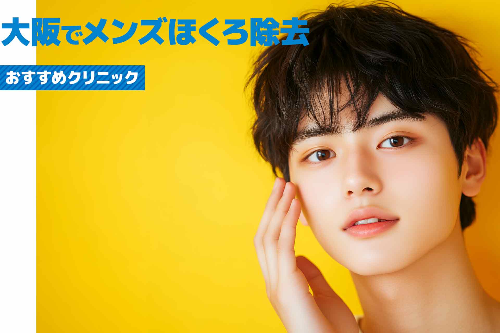 【大阪府】メンズほくろ除去おすすめクリニックを紹介!治療方法と料金相場を紹介