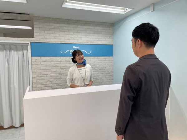 メンズクリア受付